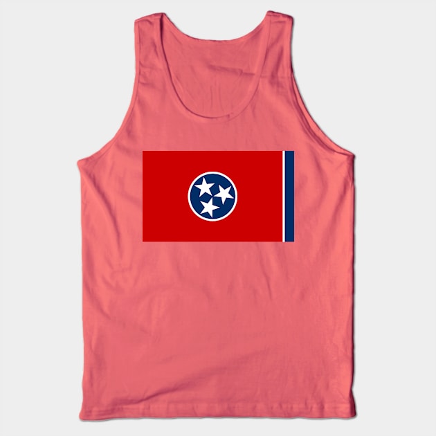 Flag of Tennessee Tank Top by brigadeiro